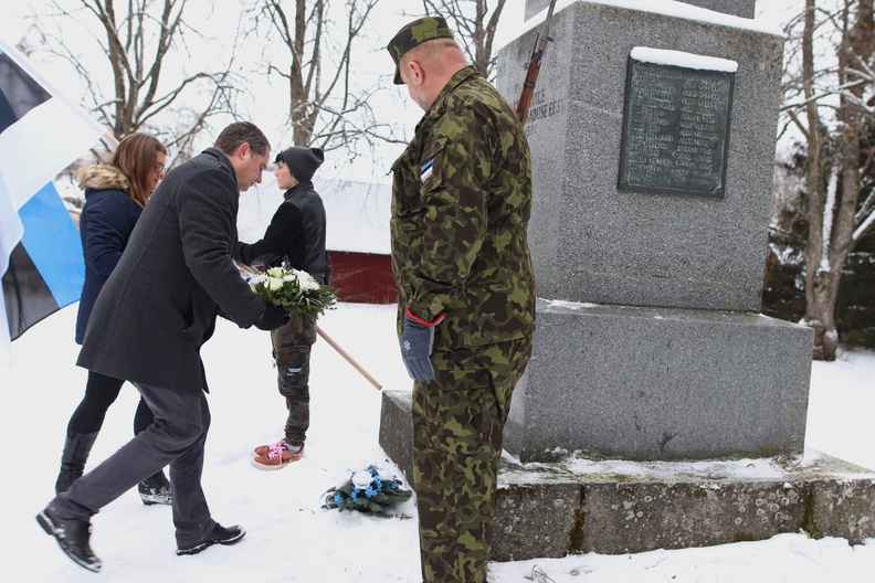 Tartu rahulepingu mälestushetk Pilistveres